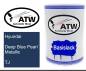 Preview: Hyundai, Deep Blue Pearl Metallic, TJ: 500ml Lackdose, von ATW Autoteile West.